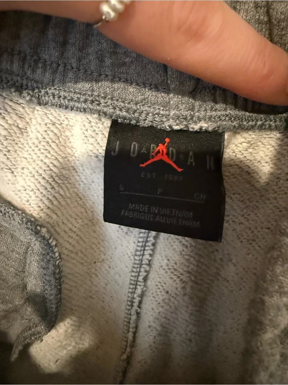 Jordan Men's Heather Gray Jogger Sweatpants